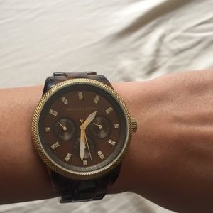 Michael Kors Tortoise Watch